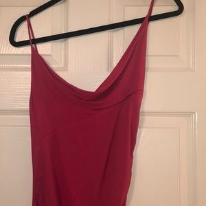 DVF Pink Spaghetti Strap Dress